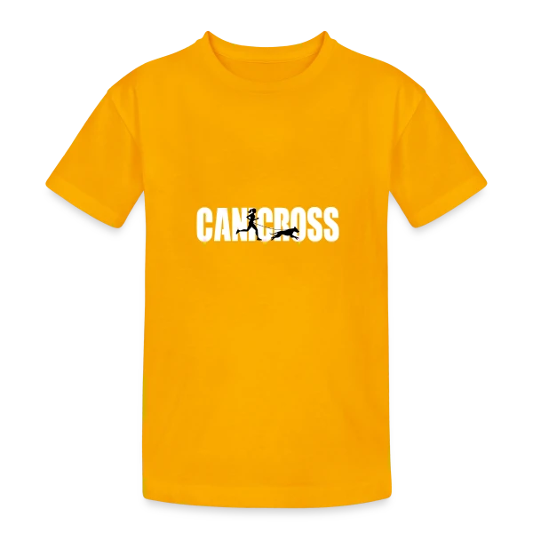 Canicross Passion sur T-shirt coton épais ado