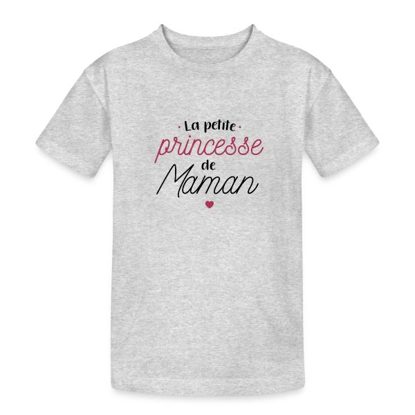 Ma Petite Princesse de Maman sur T-shirt coton épais ado