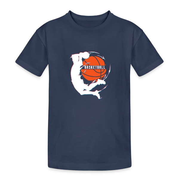 Essentiel Fan de Basketball sur T-shirt coton épais ado