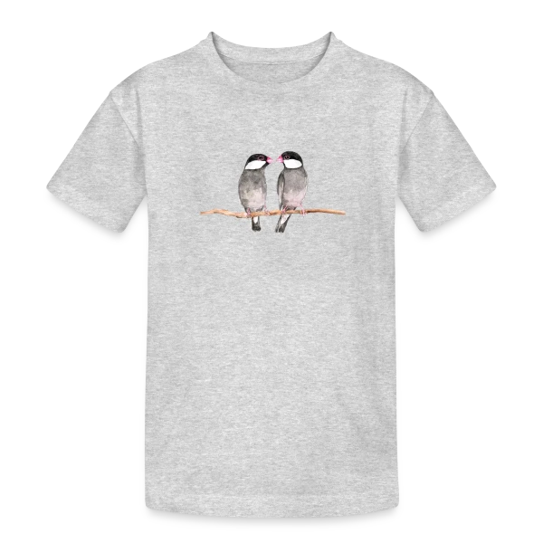 Couple de Diamants Mandarins sur T-shirt coton épais ado