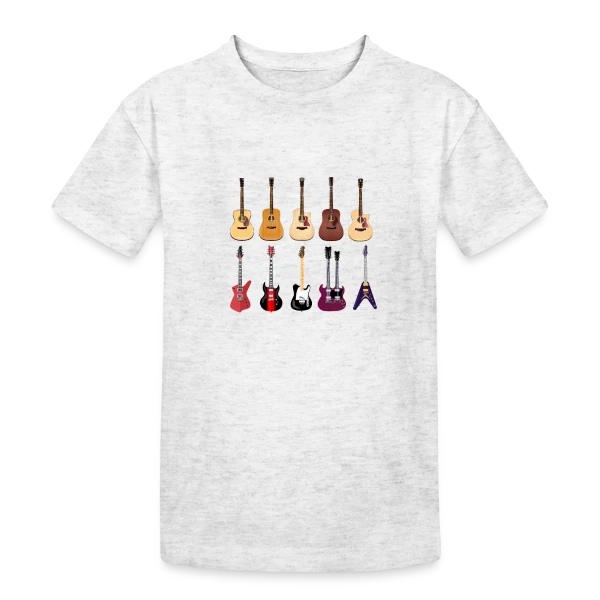 Je Suis Guitariste : Ma Passion, Ma Fierté sur T-shirt coton épais ado
