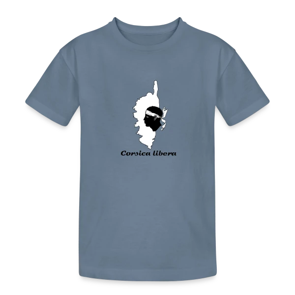 Corsica Libera sur T-shirt coton épais ado