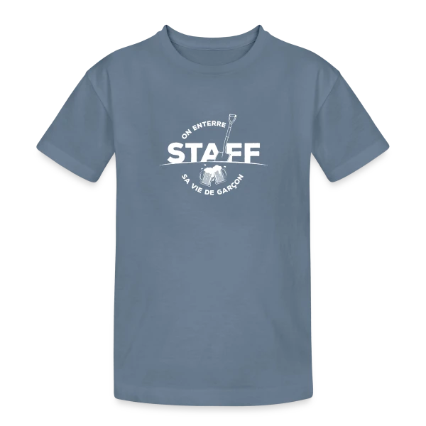 Équipe EVG Futur Marié sur T-shirt coton épais ado