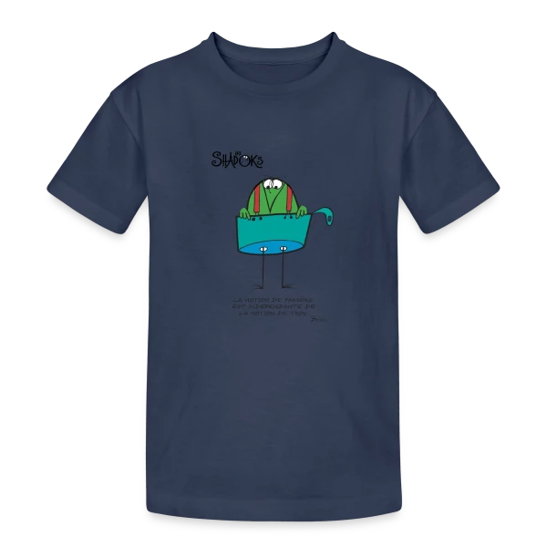 Pensée Shadokienne : La Logique Absurde ! sur T-shirt coton épais ado
