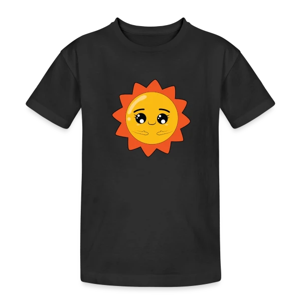 Rayon de Soleil Éclatant sur T-shirt coton épais ado