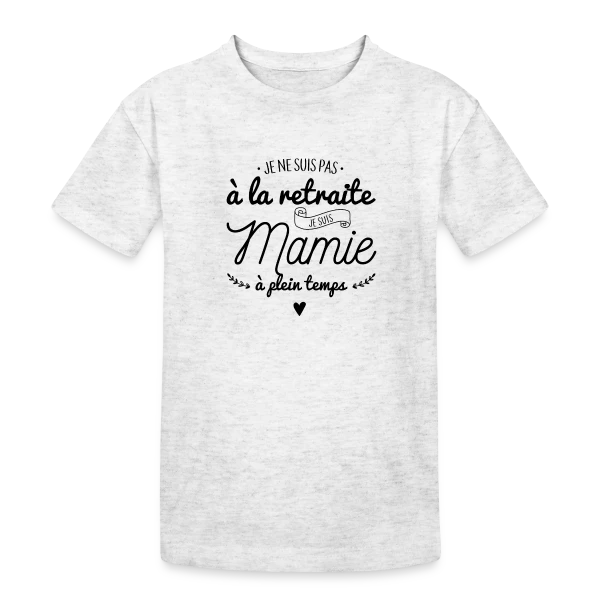 Mamie : À Plein Temps ! sur T-shirt coton épais ado