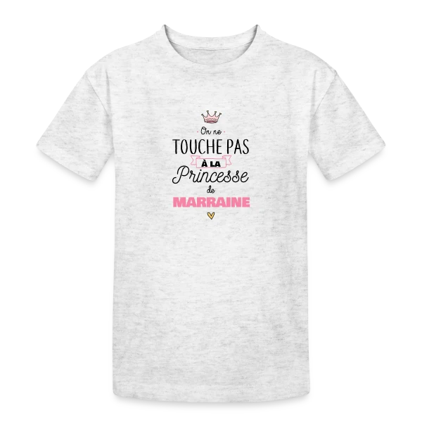 Ma Princesse de Marraine sur T-shirt coton épais ado
