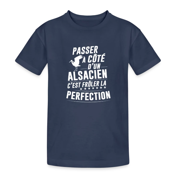 L'Alsacien Parfait sur T-shirt coton épais ado
