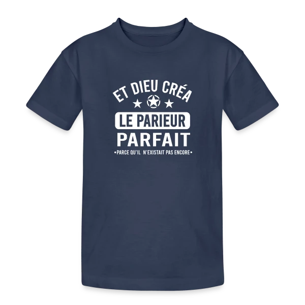 Parieur Sportif Pro sur T-shirt coton épais ado