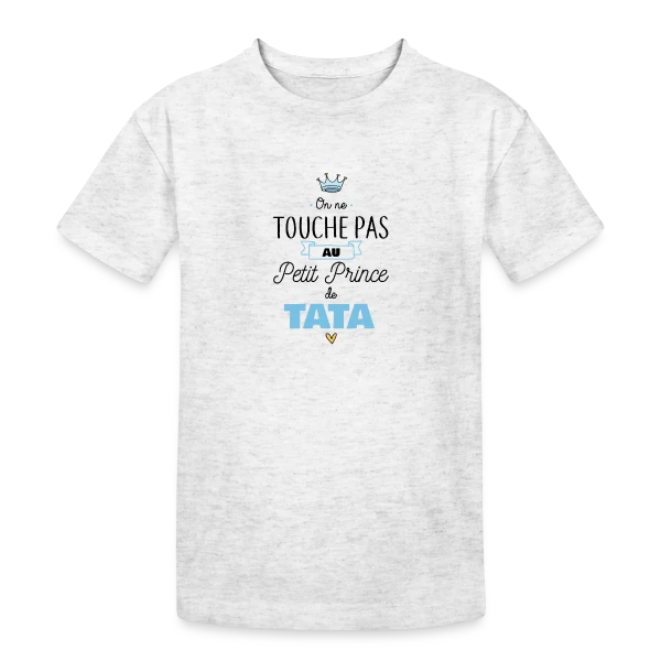 "Mon Petit Prince de Tata" : Amour Infini sur T-shirt coton épais ado