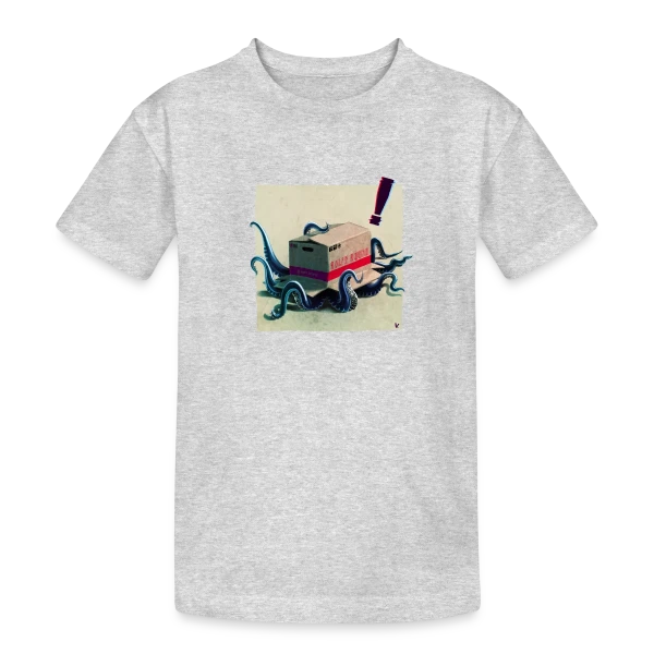 Metal Squid Solid : Le Calamar Métal sur T-shirt coton épais ado