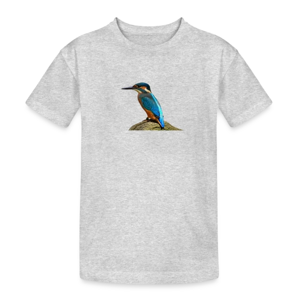 Martin-Pêcheur Majestueux sur T-shirt coton épais ado
