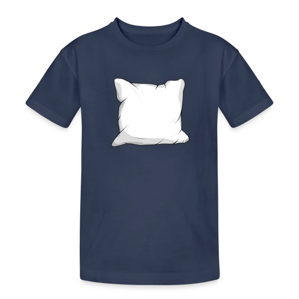 Cocon Douillet Blanc sur T-shirt coton épais ado