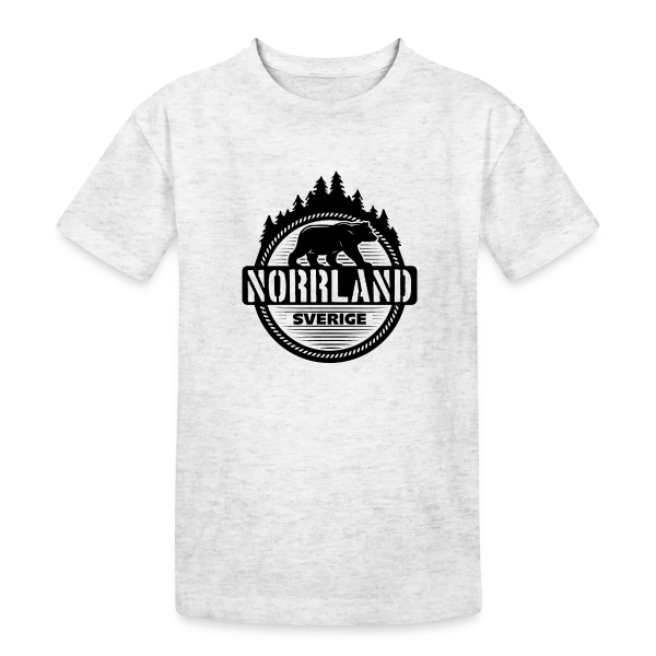 Porte le Norrland : Fierté Suédoise sur T-shirt coton épais ado