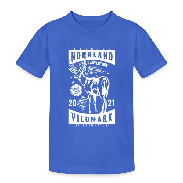 Norrland Vildmark 2021 : Exploration Grand Nord sur T-shirt coton épais ado