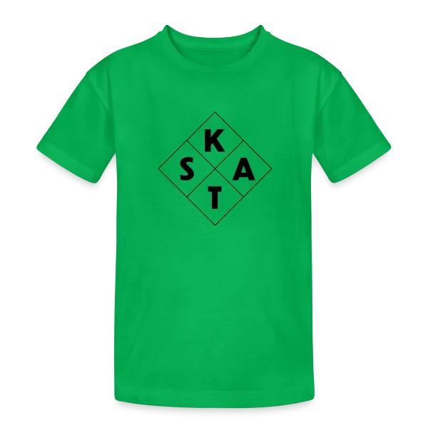 Humour pour Joueurs de Skat sur T-shirt coton épais ado