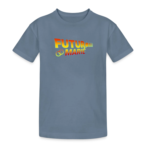 Futur Marié Style Cinéma sur T-shirt coton épais ado