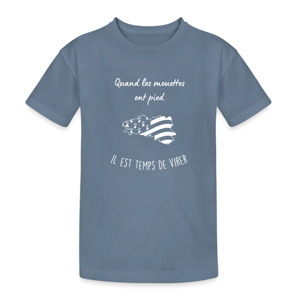 Bretagne Élégante sur T-shirt coton épais ado