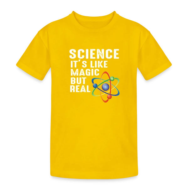 Science : La Vraie Magie sur T-shirt coton épais ado