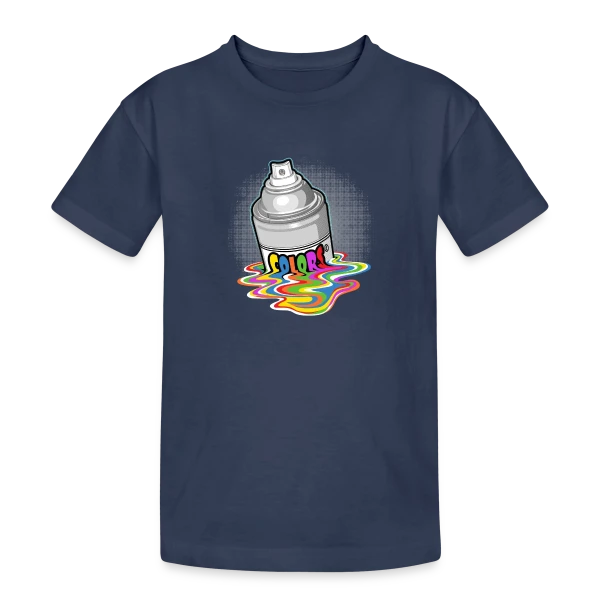 Bombe de Peinture : L'Art du Street Art sur T-shirt coton épais ado