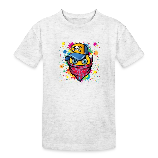 Masque Urbain et Graffitis sur T-shirt coton épais ado