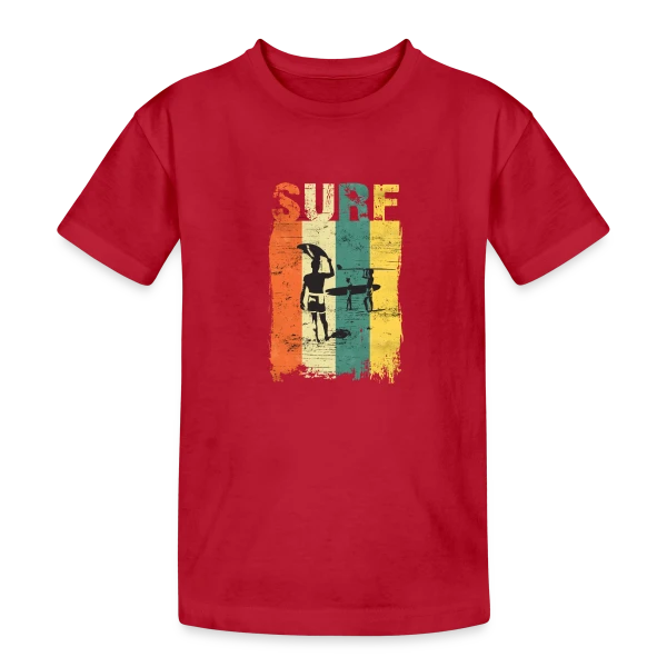 Surfing Vintage | Passion Vagues sur T-shirt coton épais ado