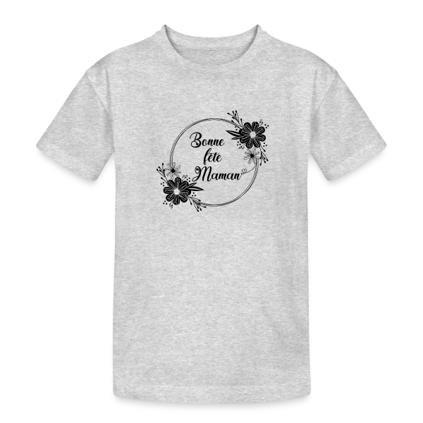Bonne Fête Maman - Cadeau Idéal sur T-shirt coton épais ado
