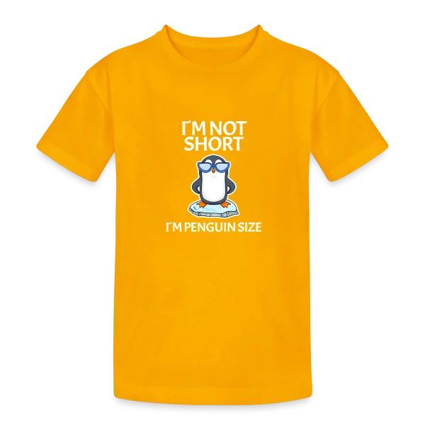 Pingouin Cool Lunettes sur T-shirt coton épais ado