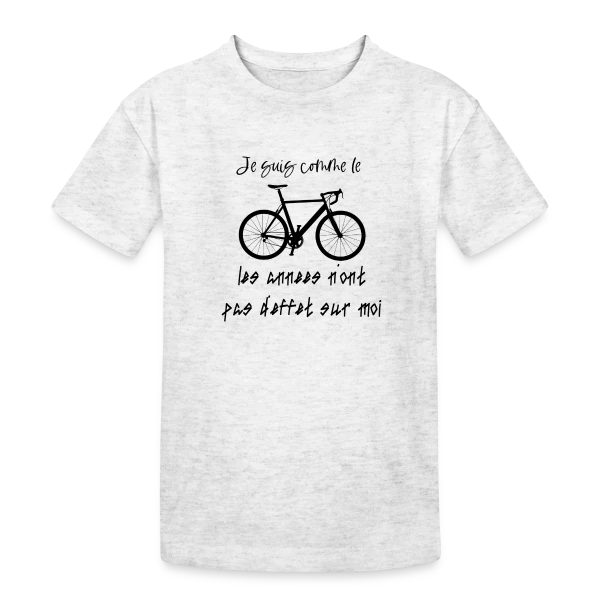 Comme le Vélo, Les Années N'ont Pas d'Effet sur T-shirt coton épais ado