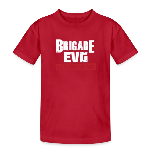 Brigade EVG Qui Déchire sur T-shirt coton épais ado
