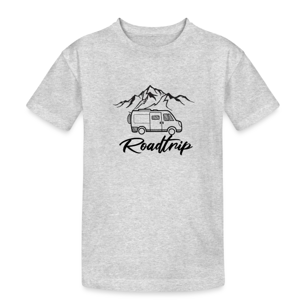 Van Life Montagnes Roadtrip sur T-shirt coton épais ado