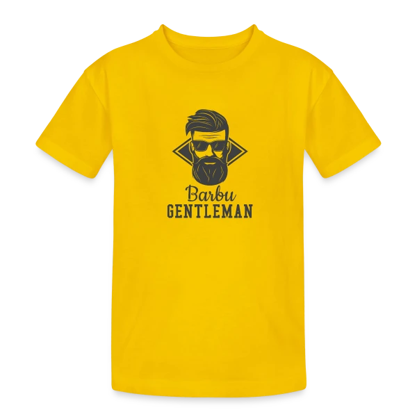 Le Gentleman Barbu sur T-shirt coton épais ado