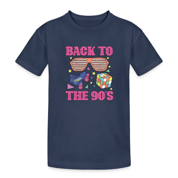 Retour Années 90 Fun sur T-shirt coton épais ado