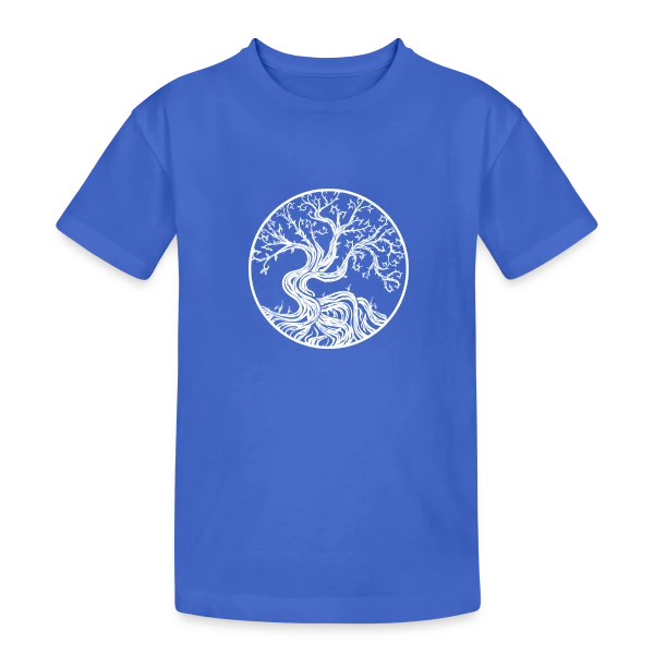 Arbre de Vie Viking : Symbole Nordique sur T-shirt coton épais ado