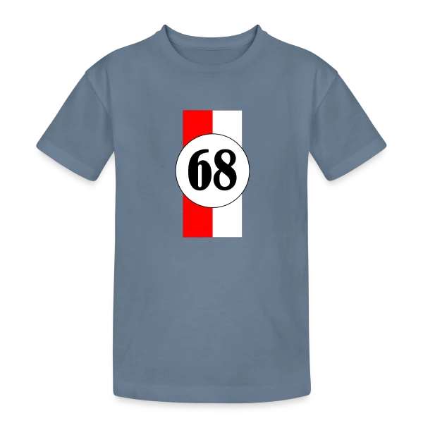 Alsace Haut-Rhin 68 sur T-shirt coton épais ado