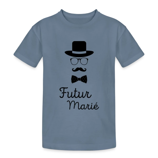 Futur Marié Dandy Chic sur T-shirt coton épais ado