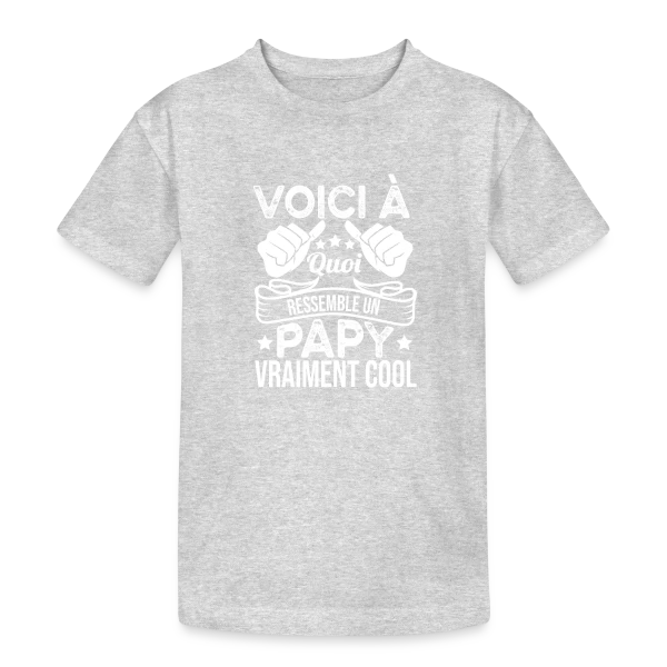 Mon Papy Vraiment Cool ! sur T-shirt coton épais ado