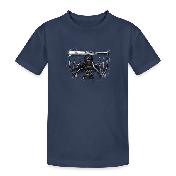 La Batte de la Chauve-Souris sur T-shirt coton épais ado