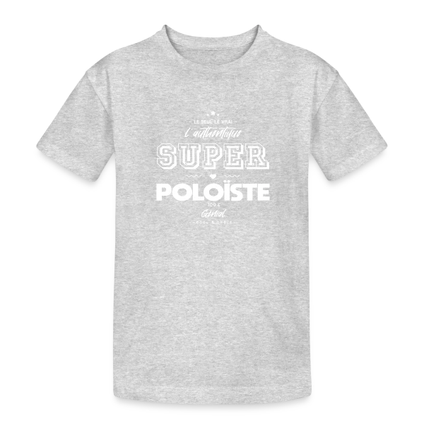 Super Poloïste Authentique : Le T-shirt Humour Water-Polo sur T-shirt coton épais ado