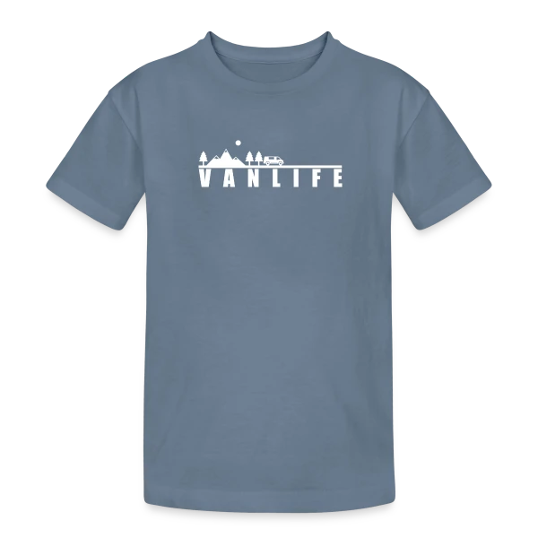 Van Life Évasion Montagne sur T-shirt coton épais ado