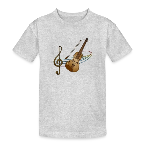 Passion Musique sur T-shirt coton épais ado