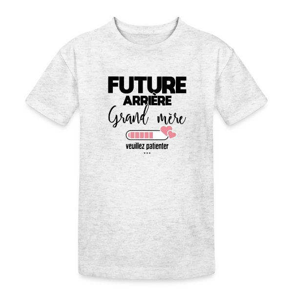 Future Arrière-Grand-Mère : La Belle Annonce sur T-shirt coton épais ado