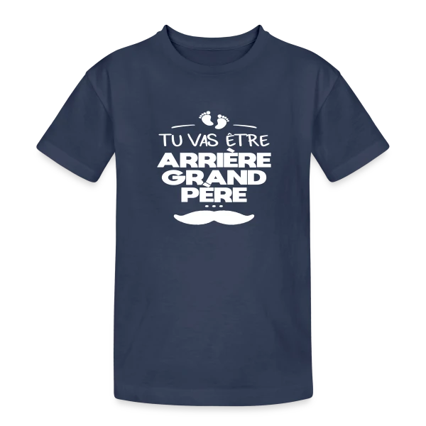 Le Super Futur Arrière-Grand-Père sur T-shirt coton épais ado
