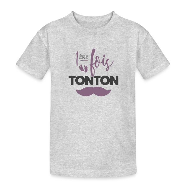 Tonton Première Fois : La Fierté Assumée sur T-shirt coton épais ado