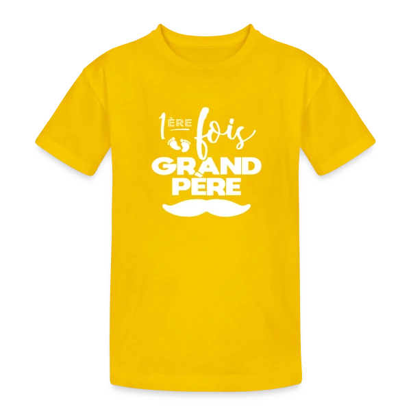 Futur Grand-Père sur T-shirt coton épais ado
