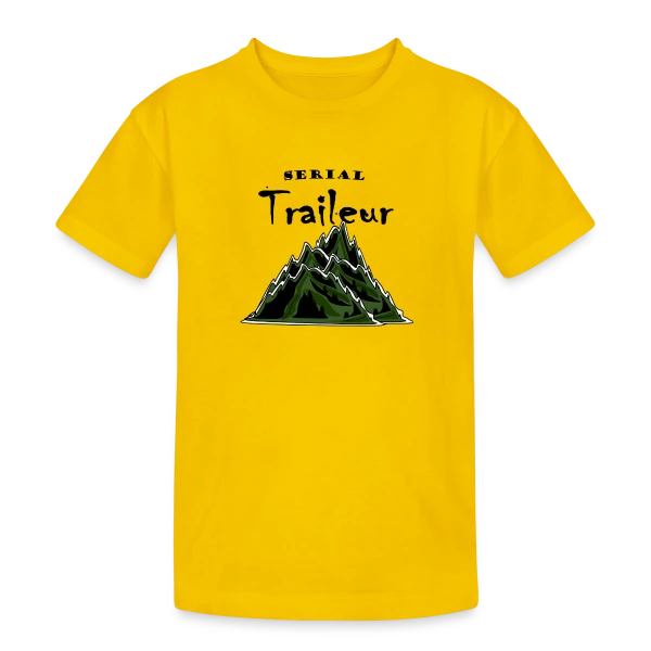 Serial Traileur sur T-shirt coton épais ado