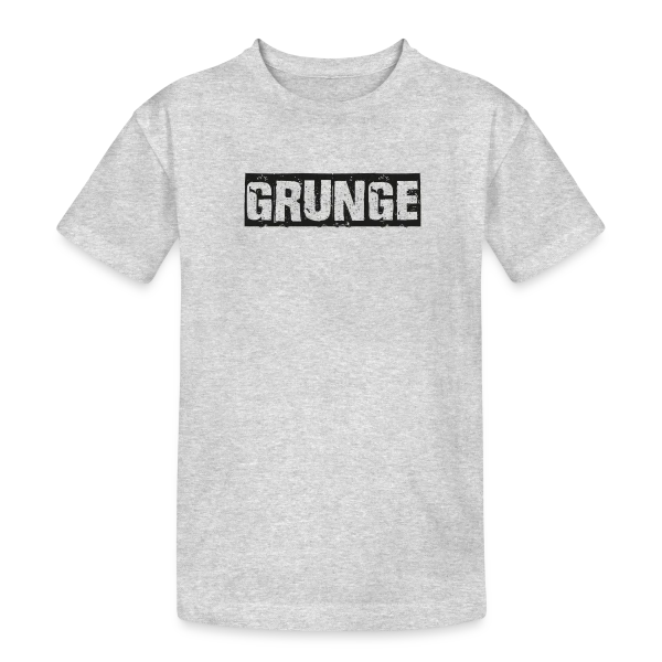Titre Grunge Texturé sur T-shirt coton épais ado
