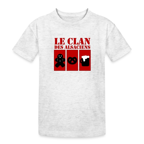 Le Clan des Alsaciens: Référence Culte Elsass sur T-shirt coton épais ado
