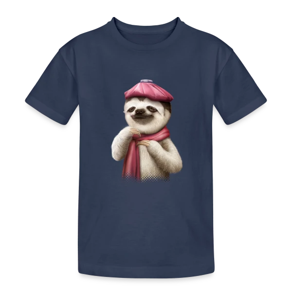 La Fièvre du Paresseux sur T-shirt coton épais ado