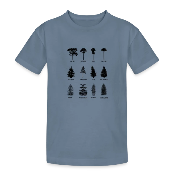 Arbre Majestueux de la Forêt sur T-shirt coton épais ado